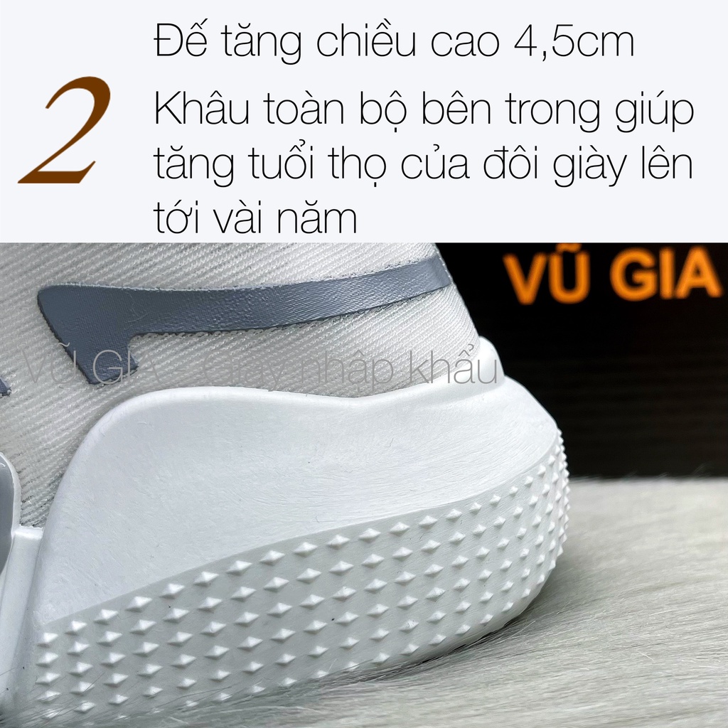 Giày thể thao nam nhập khẩu chính hãng VŨ GIA  Thoáng khí Đế boost siêu nhẹ H01