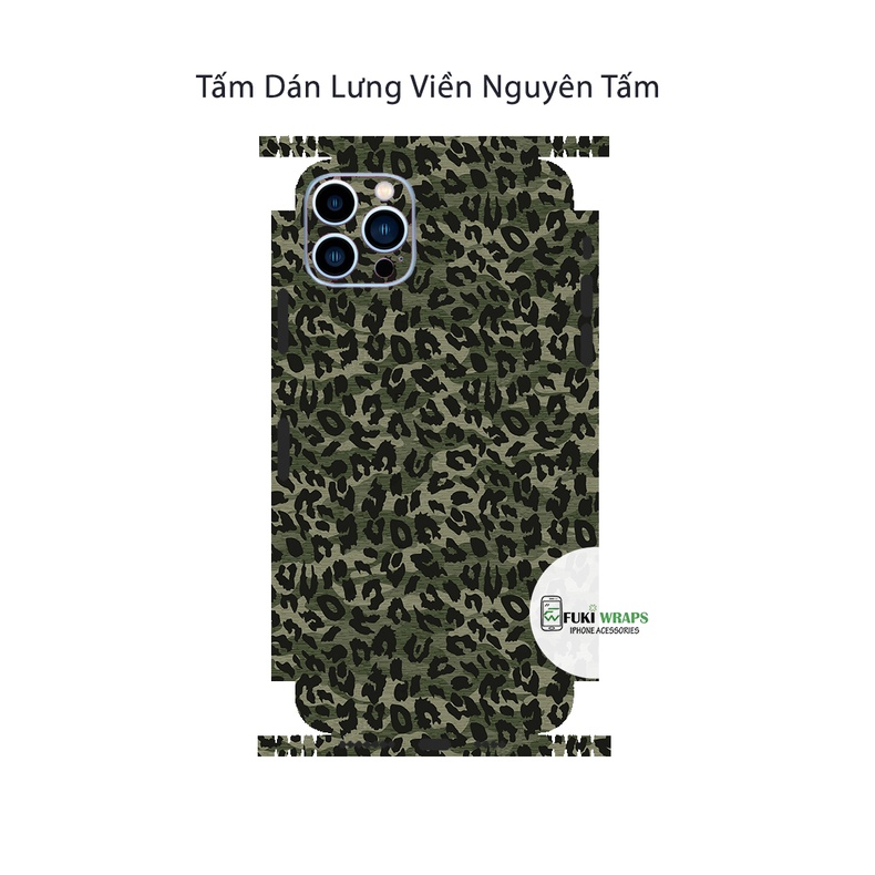 Tấm dán Skin Mặt Sau FULL VIỀN Dành Cho13prm , 12prm , 11prm , x, xsm , 7p , ip11 , ip12 , ip13 - FukiShop