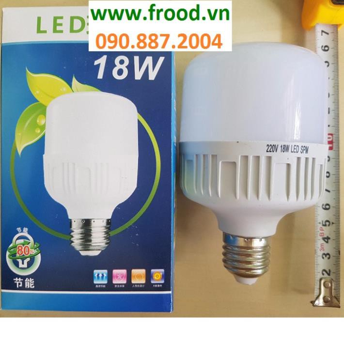 Bóng đèn LED đủ 12w, 13w, 18w trụ, UFO đui E27