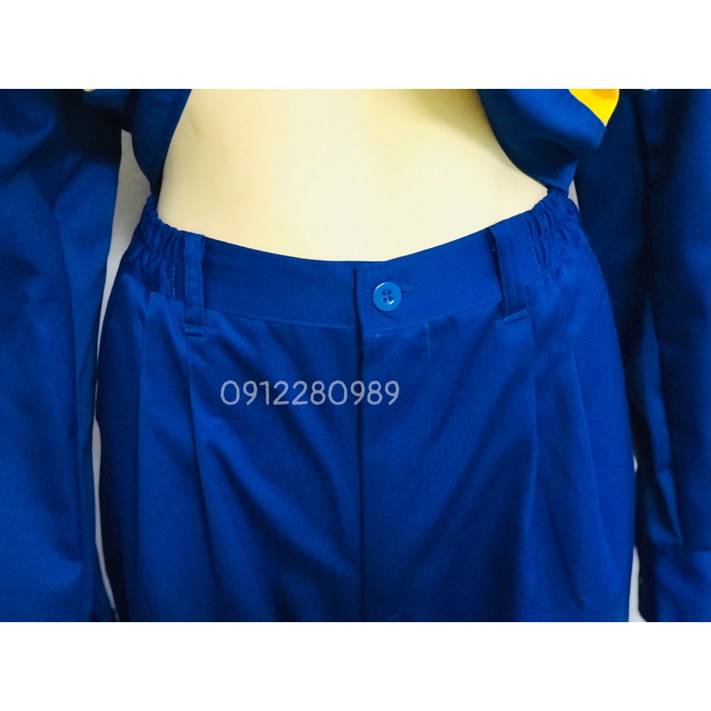 Đồ kỹ sư túi hộp -  Quần áo bảo hộ lao động cao cấp chất kaki Hàn Quốc dày dặn _ Hình chụp thật