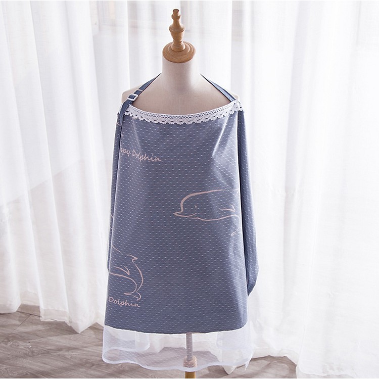 Khăn che ti 2 trong 1, Khăn trùm đi đường, Khăn Choàng Cho Trẻ Sơ Sinh ( LOẠI ĐẸP 2 LỚP)