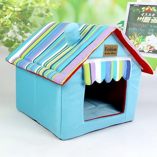 Nhà Nệm Dễ Thương Mái Che Cho Chó Mèo