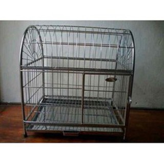 Chuồng inox chó mèo 60x45x60cm có khay kéo dễ dàng vệ sinh cho chó mèo