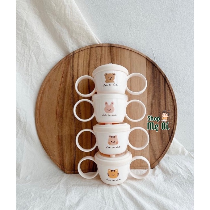 CỐC TẬP HÚT, ĐỰNG SNACK TGM x DOTTODOT 2IN1 200ML