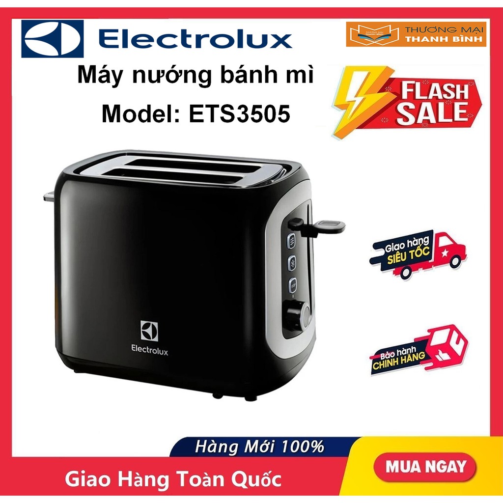 [Mã ELHADEV giảm 4% đơn 300K] Lò nướng bánh mì Electrolux ETS3505