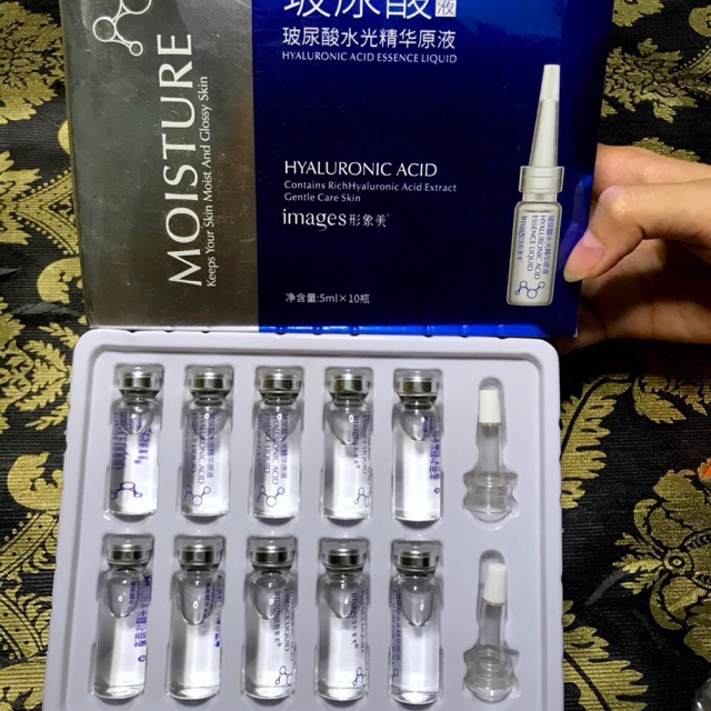 Hộp 10 ống tế bào gốc dưỡng da thần thánh, tái tạo da IMAGES