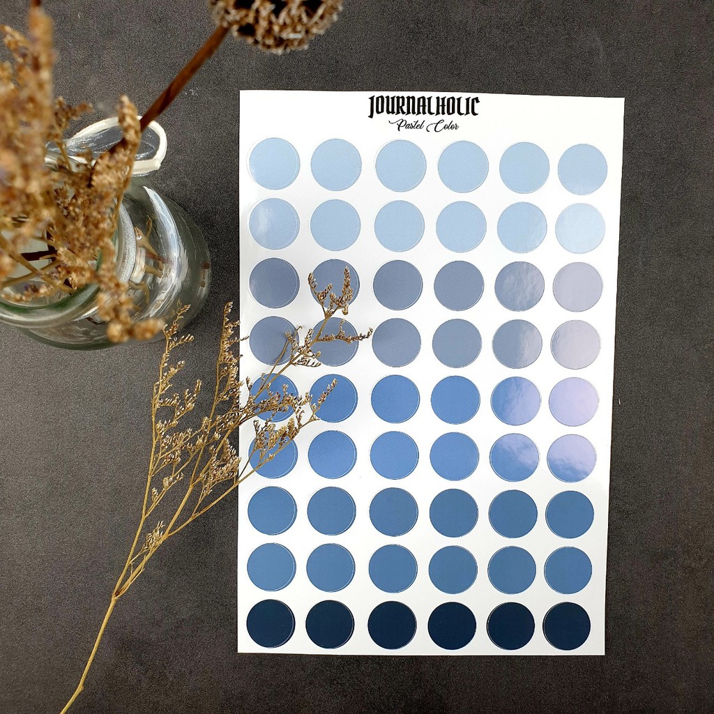 Sticker Round Pastel Collection Journalholic
