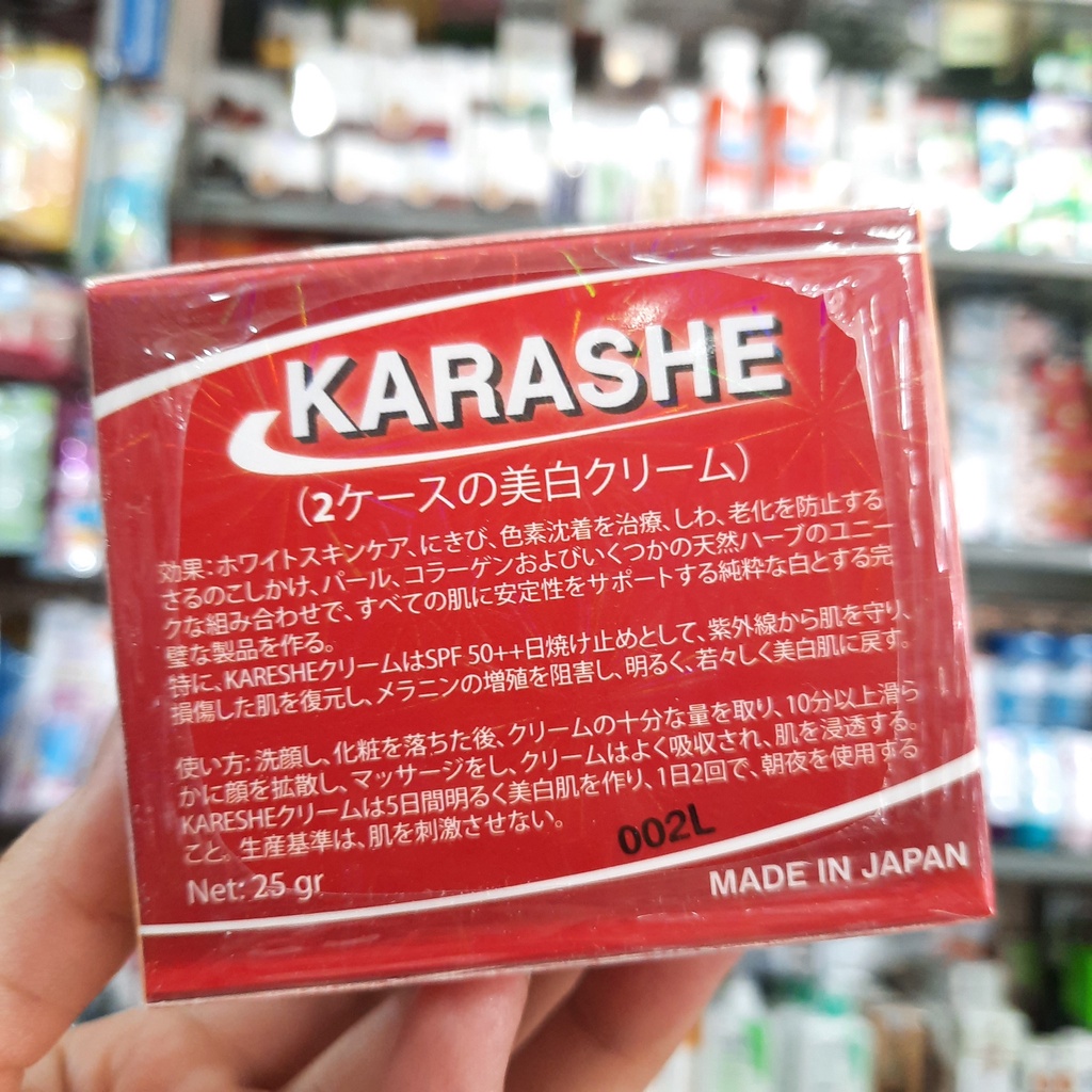 Kem Trắng Da Ngừa Nám Karashe 25g
