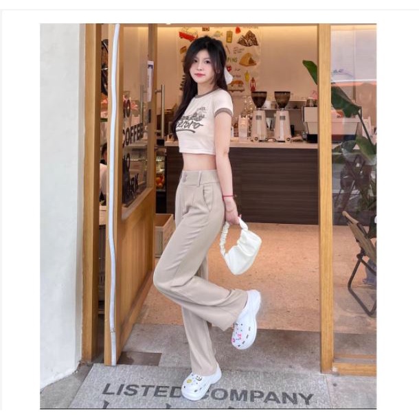 Dép cross nữ tặng kèm sticker mẫu mới sang chảnh, dép bánh mì đế cao đi cực êm chân không nóng cho mùa hè