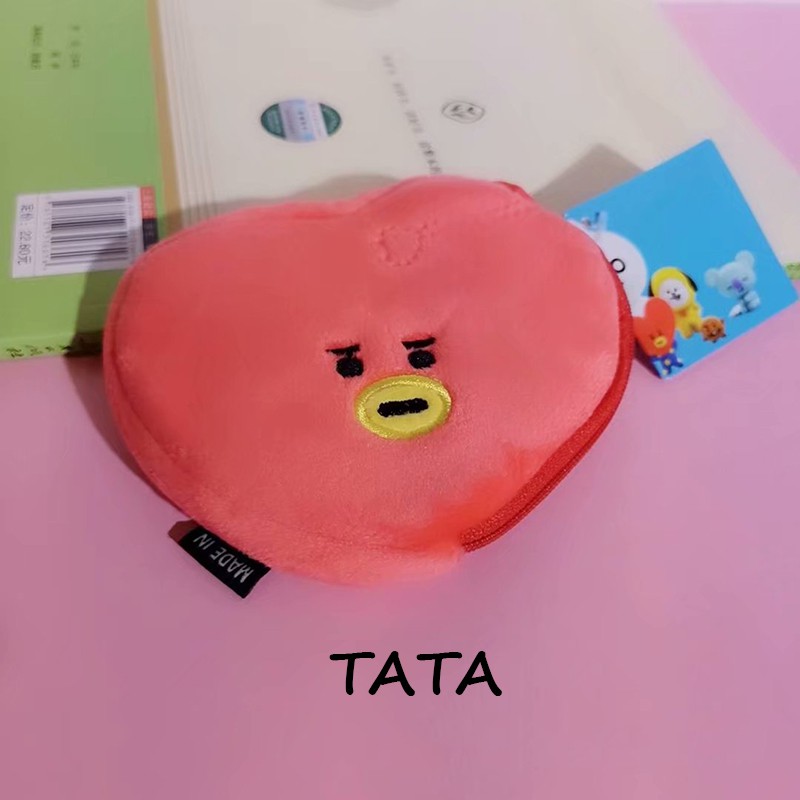 Túi Đựng Tiền Xu Hình Bt21 Dễ Thương