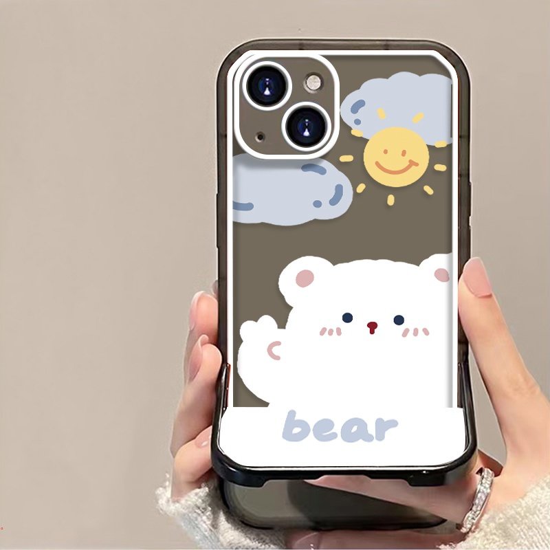 Ốp Điện Thoại In Hình Gấu Hoạt Hình Cho IPhone 11 12 13 Pro MAX X XS XR MAX 8 7 Plus 6 6S 7 SE 2020