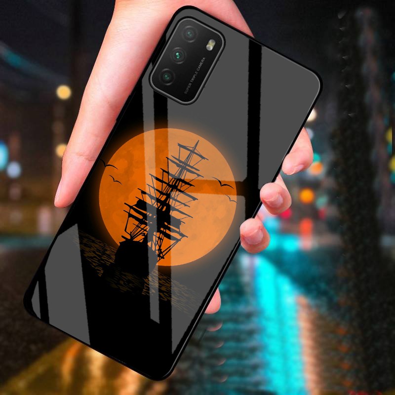 Ốp Lưng XIAOMI POCO M3 mặt kính cường lực cao cấp thiết kế riêng