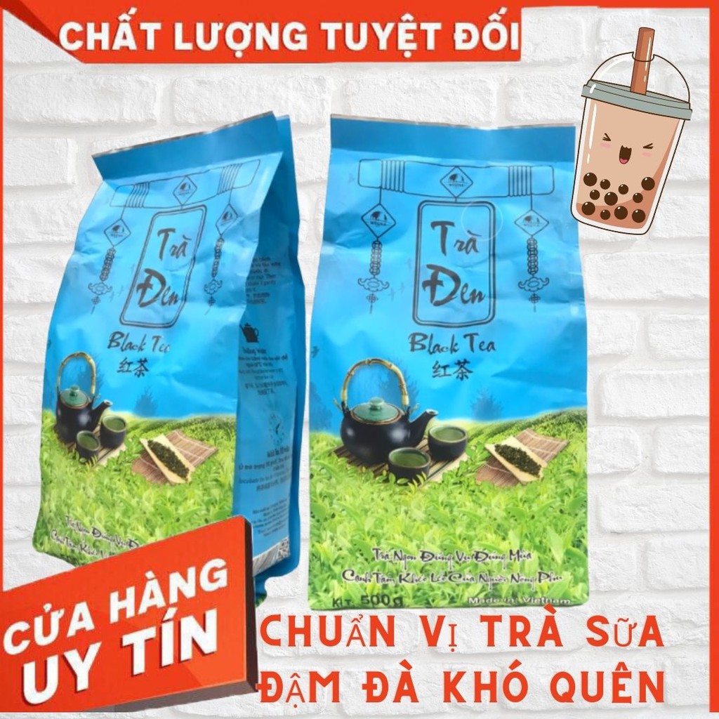 Combo trà sữa truyền thống ngon chuẩn vị: trà đen số 9 loại 1 + bột sữa Royal's