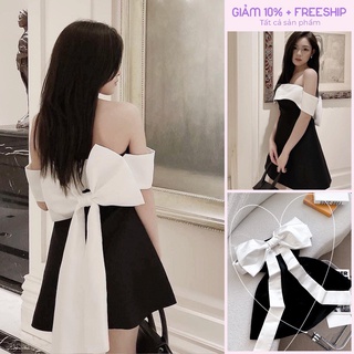 ĐẦM TRỄ VAI NƠ LƯNG, VÁY BẸT VAI NƠ LƯNG, ĐẦM ĐI TIỆC - MEOINDAHOUSE- SANG CHẢNH ⚡HỎA TỐC - SIÊU RẺ⚡