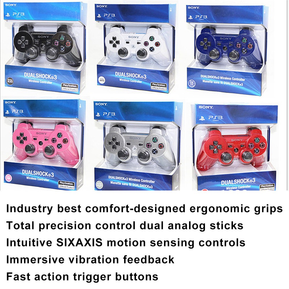 PS3 Wireless Bluetooth Vibration Game Controller