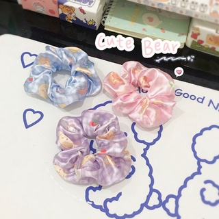Cột tóc Scrunchies cute White Bear- Thùy My Accessories