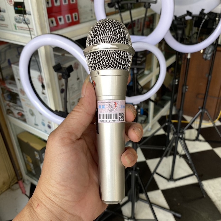 Micro Có Dây, Chuyên Dùng Cho Amply, Loa Kéo, Mixer, Hát Karaoke,Tặng Dây Dài 6m - Mic Model BS1 - Chính Hãng PS Audio