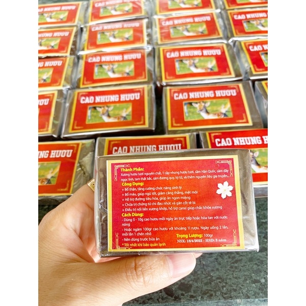 CAO NHUNG HƯƠU NGUYÊN CHẤT 100g