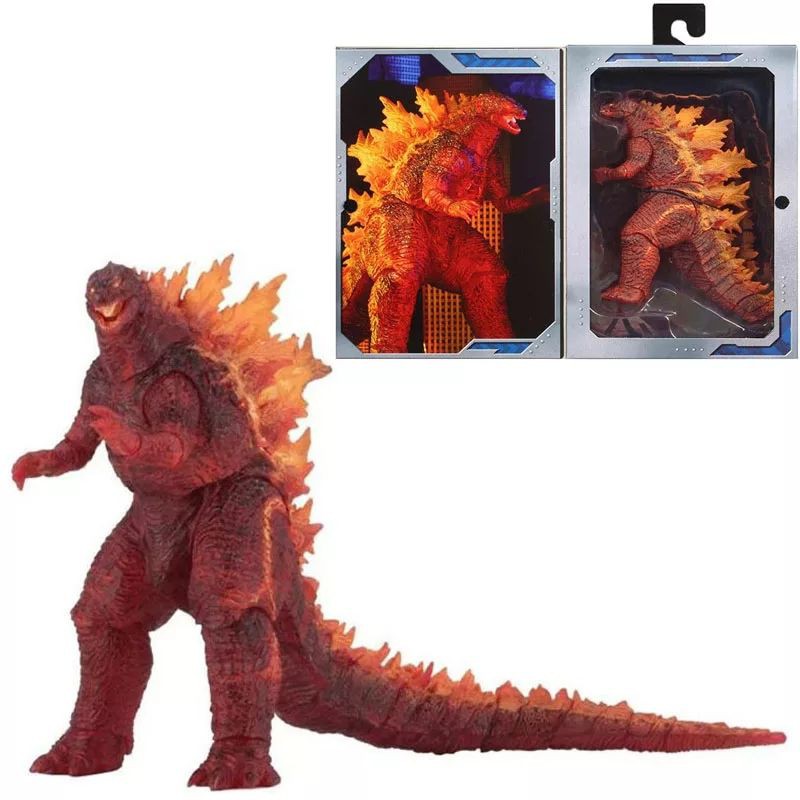 Bức Tượng Godzilla Flaming. Có thể diễn ra. Đồ Trang Trí Triển Lãm Trang Trí
