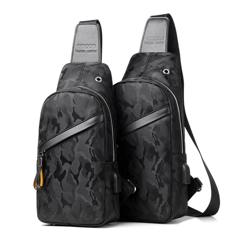 Túi Đeo Chéo Nam Đen CAMO Siêu Bền Chống Nước Chống Bụi Vải Oxford Chính Hãng TMOOS TM5630 Fiiago | BigBuy360 - bigbuy360.vn