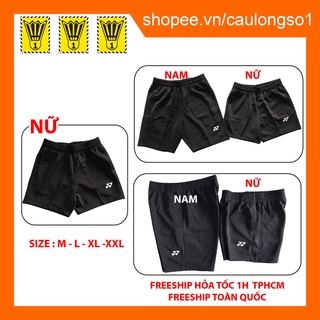 Quần Cầu Lông Nữ Logo Yonex vải dày, bền đẹp, ôm dáng