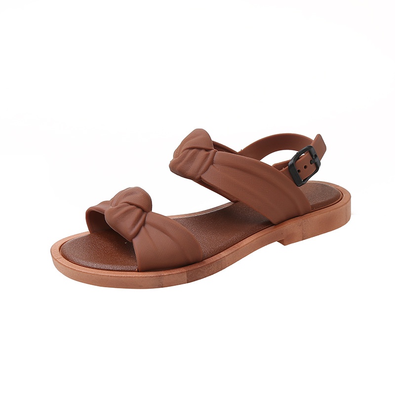 Giày sandal IELGY hở ngón quai chéo thời trang mùa hè Hàn Quốc