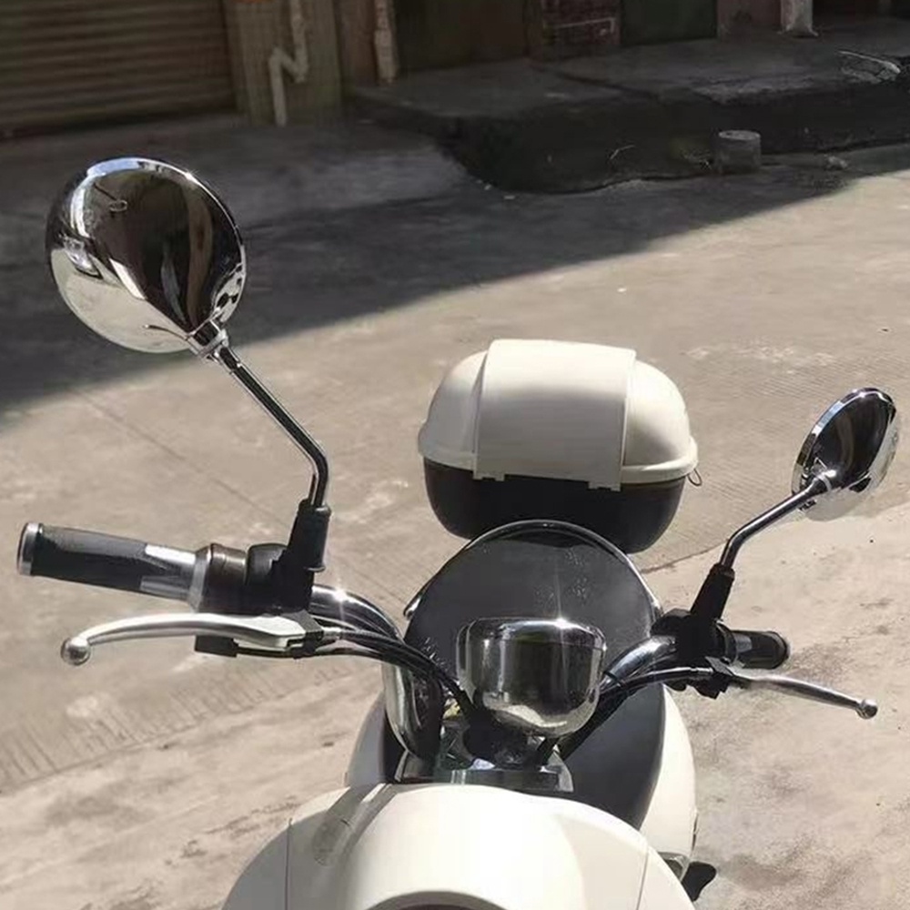 Gương Chiếu Hậu Thân Ngắn Bằng Chrome Cho Xe Máy Vespa Sprint Primavera 150 GTS300