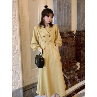 [ ODER ] Váy cổ vest dáng manto [ Có size ]