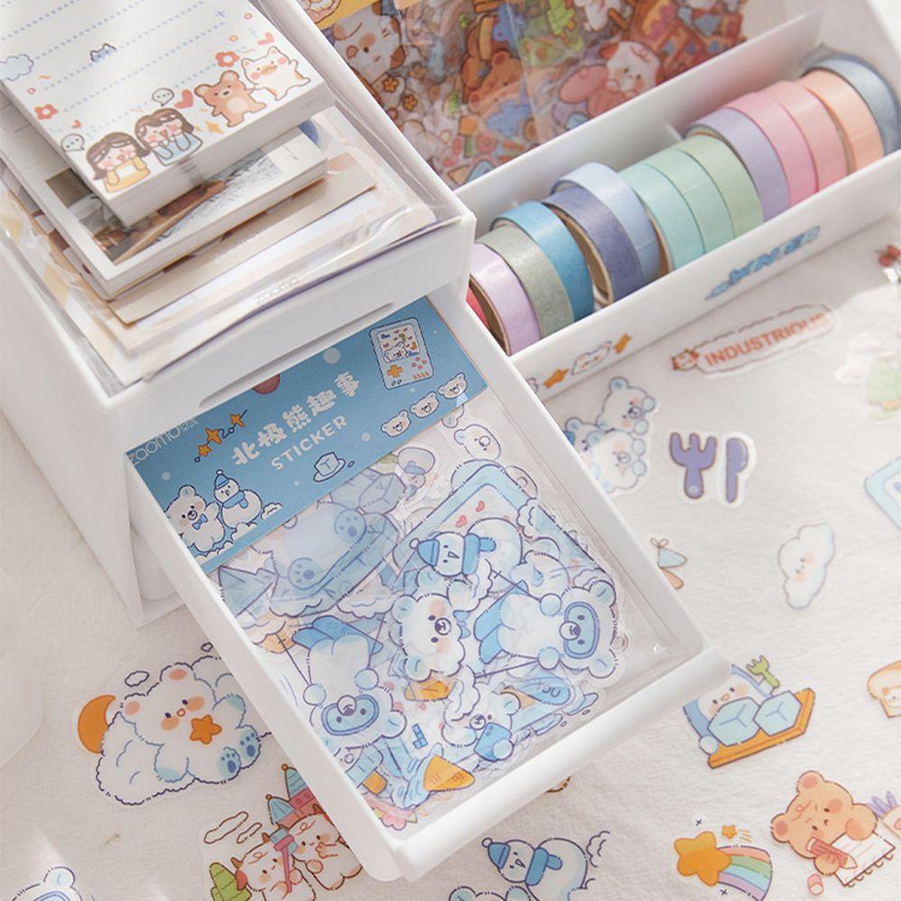 Sticker Hoạt Hình Kawaii Dán Trang Trí Sổ Tay DIY Chống Nước