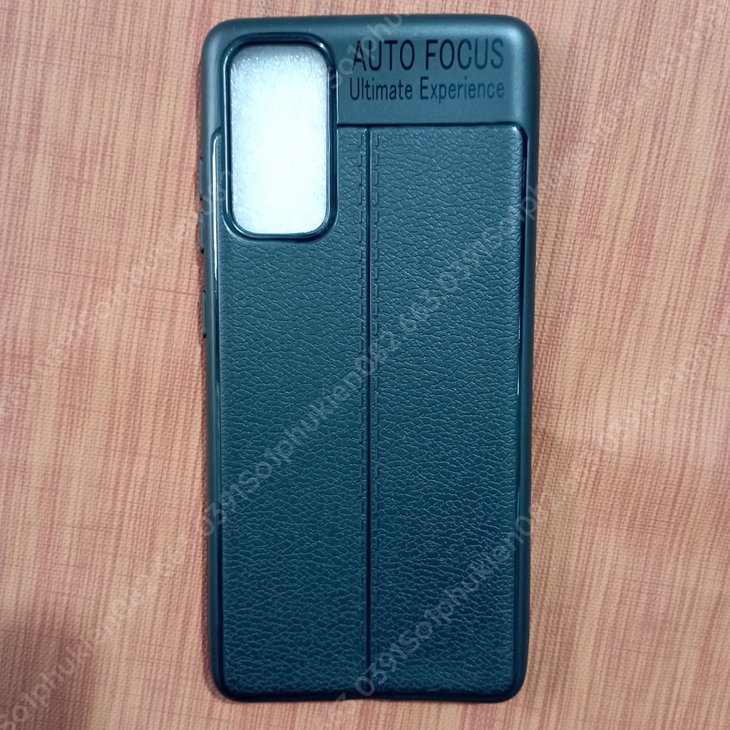 Ốp lưng Samsung S20 FE (S20 Lite) dẻo đen giả da, siêu dẻo, siêu bền