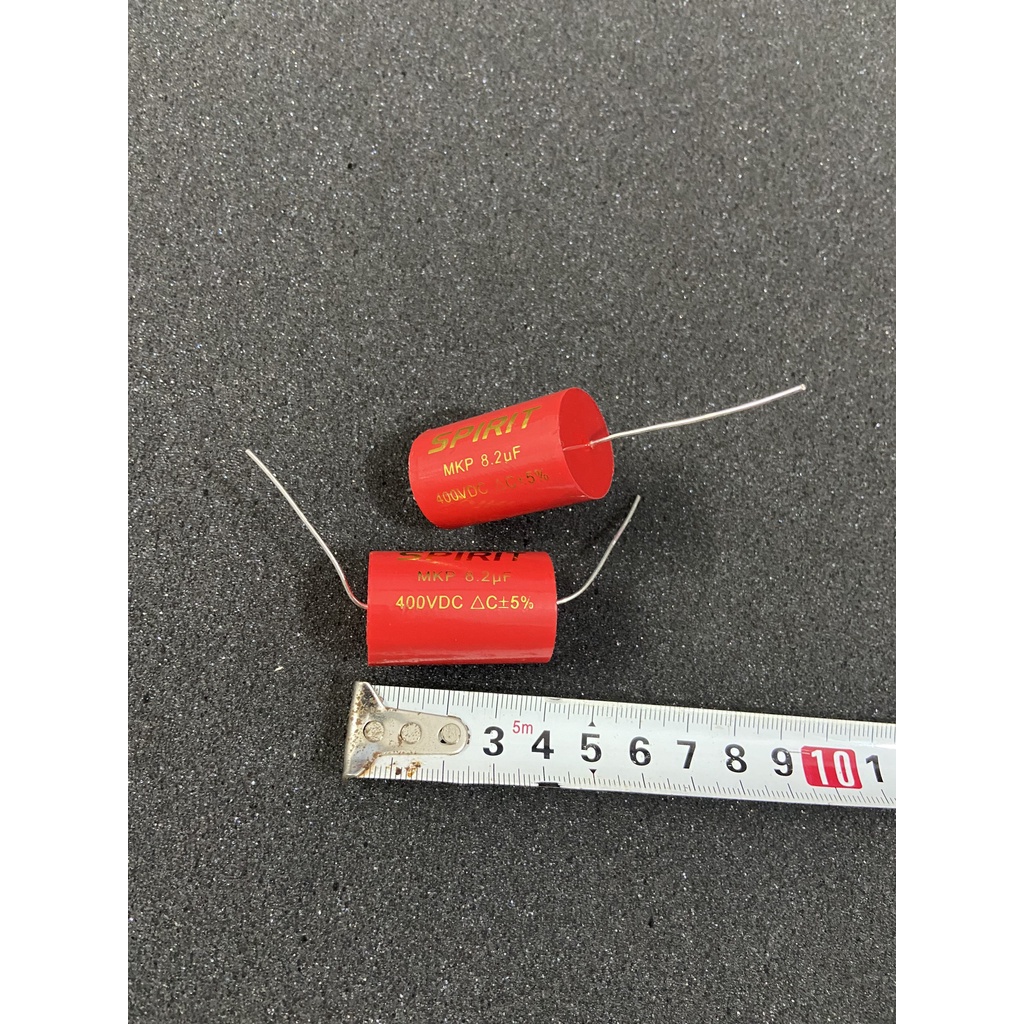 Tụ lọc phân tần cản loa treble  8.2uf 400v hàng cao cấp