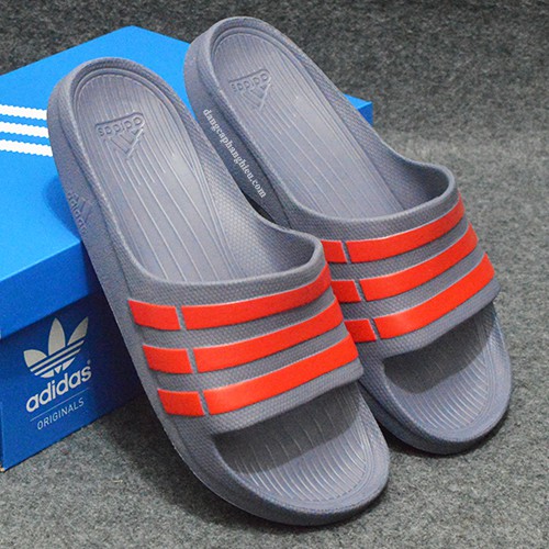 Dép Adidas Duramo chính hãng xám đỏ