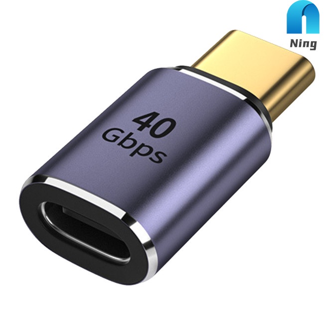Đầu Chuyển Đổi Ning Type-C 4.0 Sang Cổng C 40gbps Pd100w Sạc Nhanh Dành Cho Thunderbolt 4