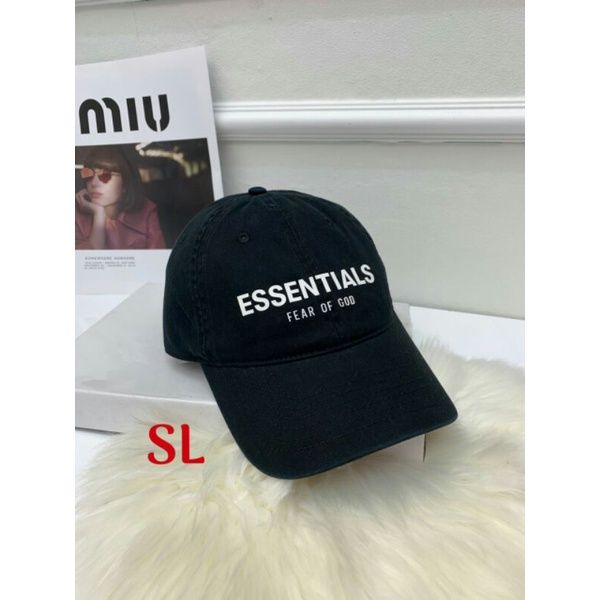 Mũ lưỡi trai Essentials Quảng Châu, chữ cao su