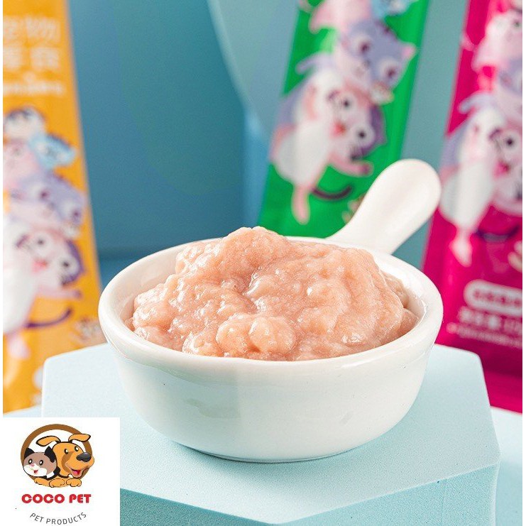 Pate/Súp Thưởng Thanh Dạng Gel Dinh Dưỡng Cho Chó Mèo (Gói 15g)