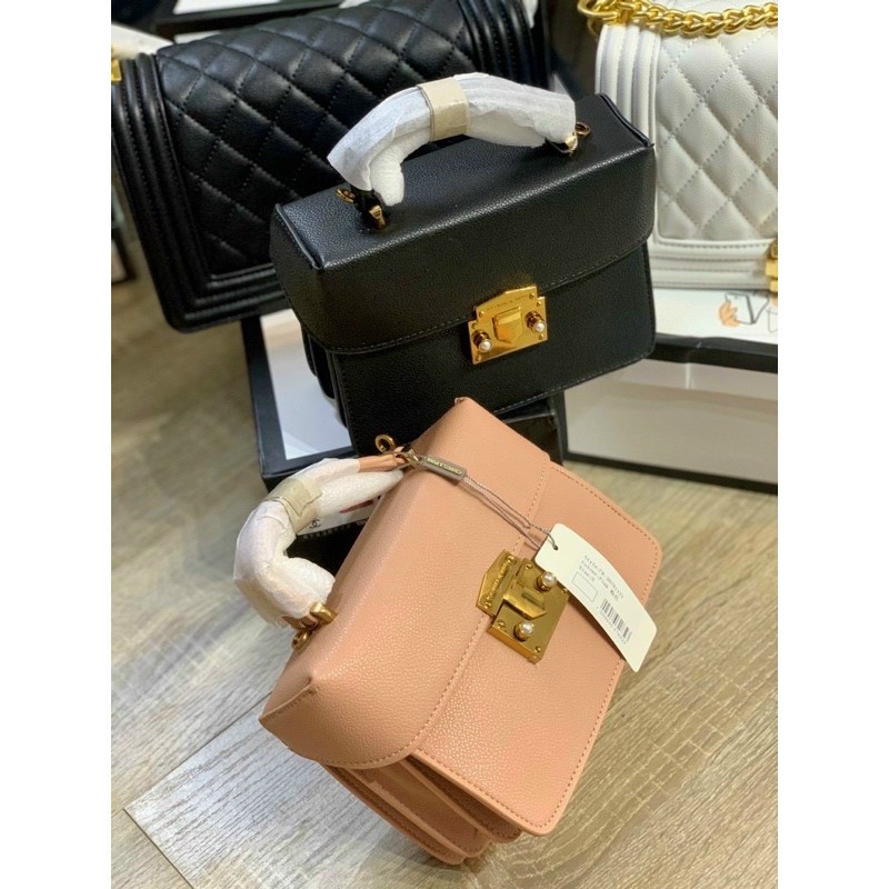 Túi cốp xách tay Khoá Ngọc trai size 20cm( Không hộp) | BigBuy360 - bigbuy360.vn