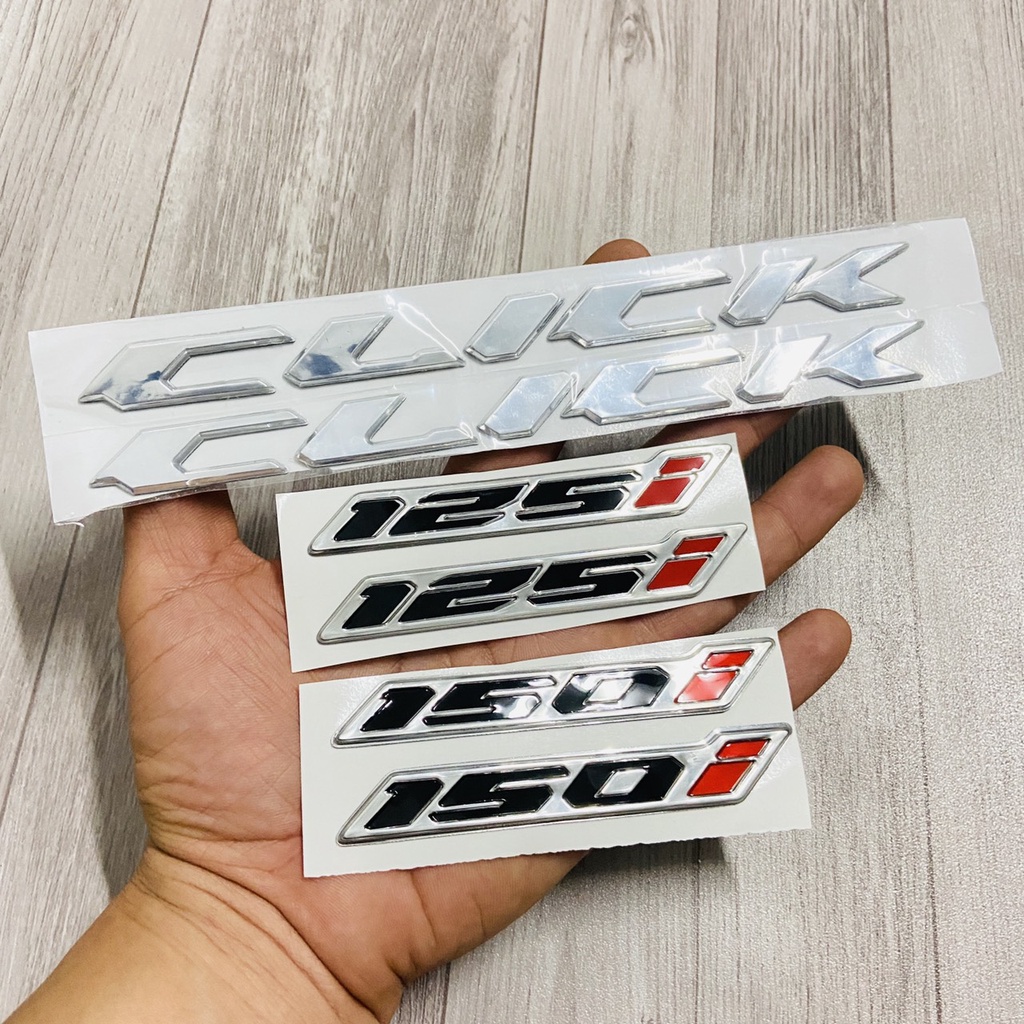 Combo tem chữ Click đi kèm số 125i,150i như zin