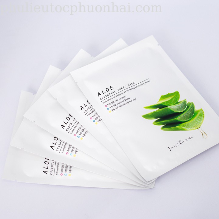COMBO 5 Miếng MẶT NẠ DƯỠNG DA CAO CẤP Nha Đam JANT BLANC 25ML Hàng chính hãng HÀN QUỐC