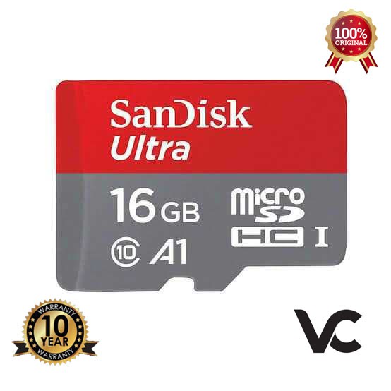 Thẻ Nhớ Sandisk Ultra 16gb A1 Microsd Class 10 Micro Sd 98mb / S Microsdhc