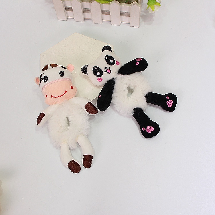 Dây Buộc Tóc Hình Thú Nhồi Bông Dễ Thương Cho Bé Gái