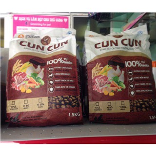 Thức ăn hạt cho chó CunCun(1,5kg)