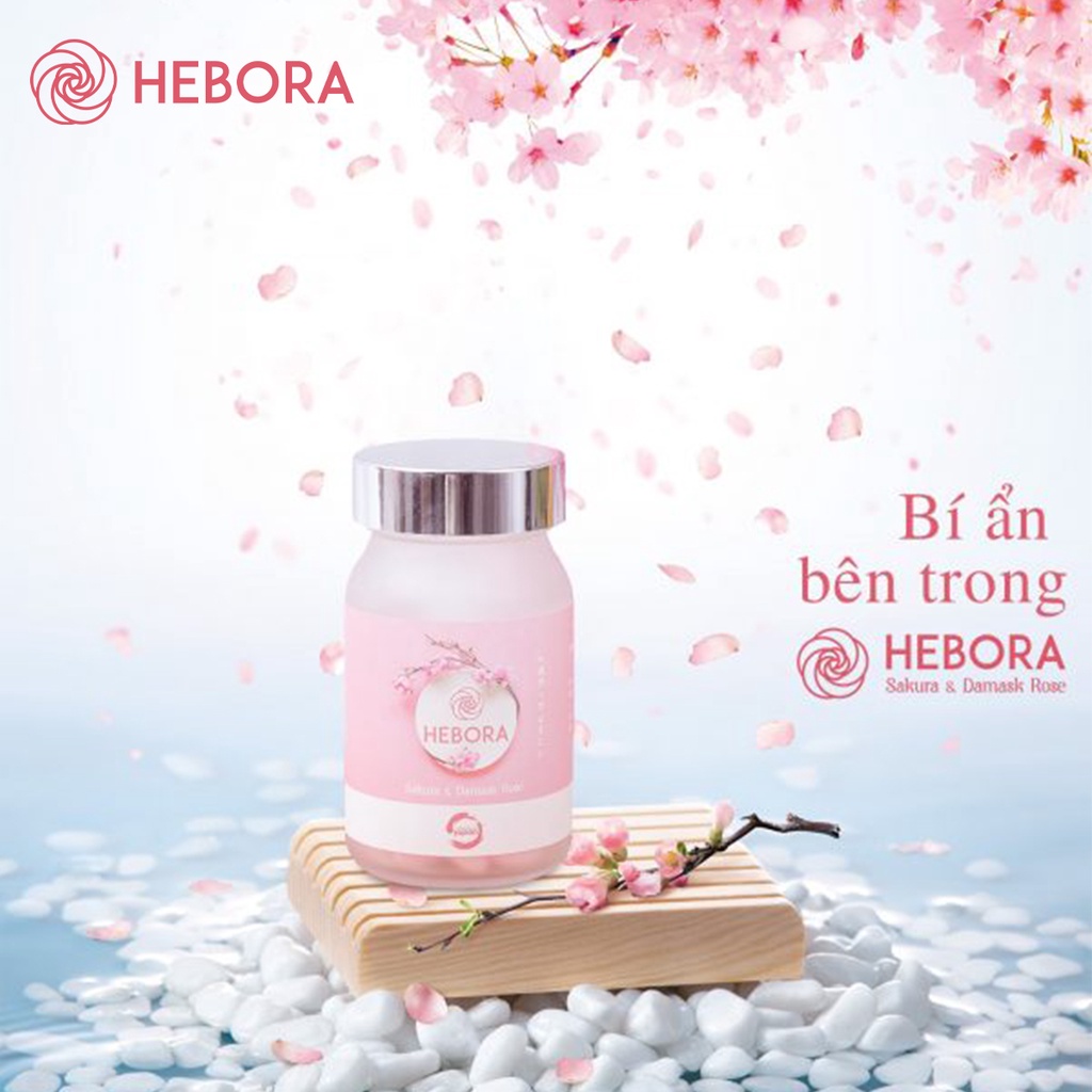 Viên uống thơm cơ thể HEBORA Nhật Bản (Hộp 60 viên) giúp cải thiện đời sống vợ chồng