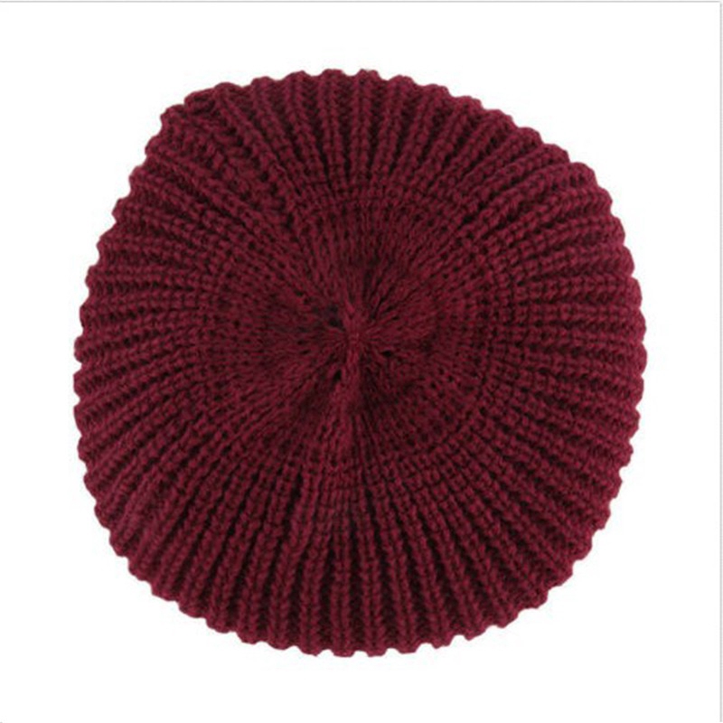 Mũ len beanie chóp thụng cho nam và nữ