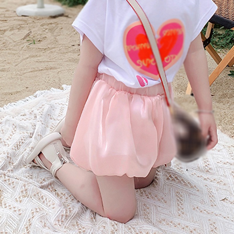 Quần Short Lưng Cao Se7En Cho Bé Gái 3-8 Tuổi