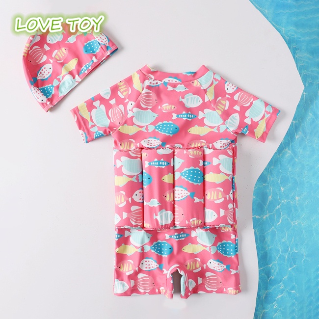 Set 2 Áo Phao Bơi Liền Quần An Toàn Cho Bé
