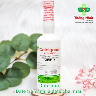 Dung dịch bổ sung Canxi phát triển xương và răng cho bé CalciGenol chai 360ml