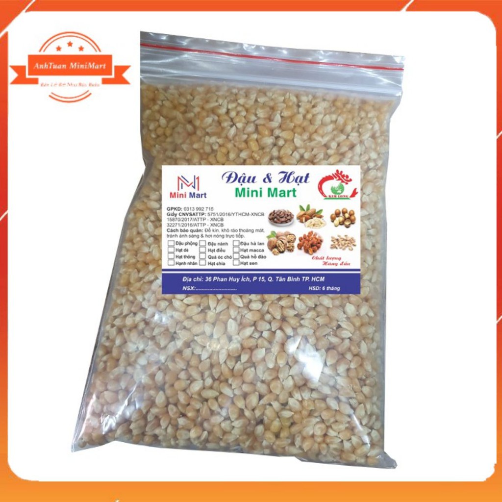 1Kg Bắp nổ - Mỹ (dùng làm món BẮP RANG BƠ)