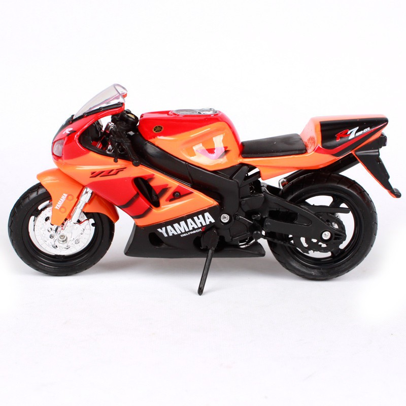 XE MÔ HÌNH 1:18 MOTO YAMAHA YZF R7 - MAISTO - CAM ĐEN -  8887