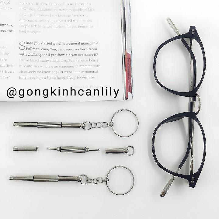 Móc Vít Ốc Kính - Móc Vít Chìa Khóa Lilyeyewear