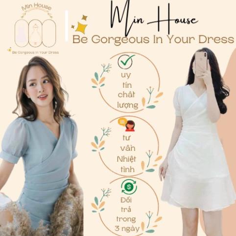 VIP Đầm trắng dự tiệc nhẹ nhàng,thanh lịch-HÀNG CHUẨN LOẠI 1-FREESHIP-váy nữ đẹp chuẩn xinh